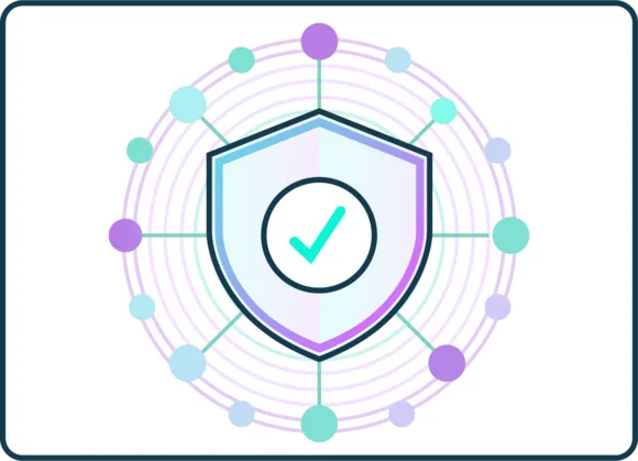 a shield with a checkmark