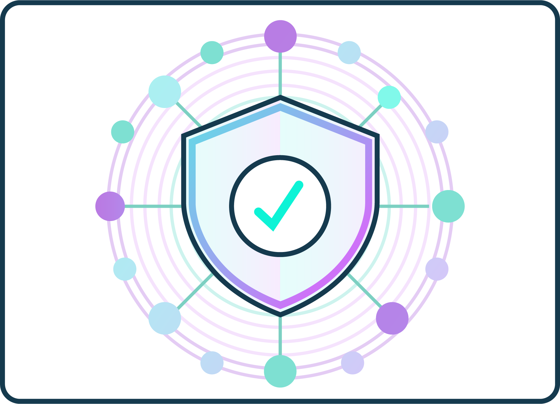 a shield with a checkmark